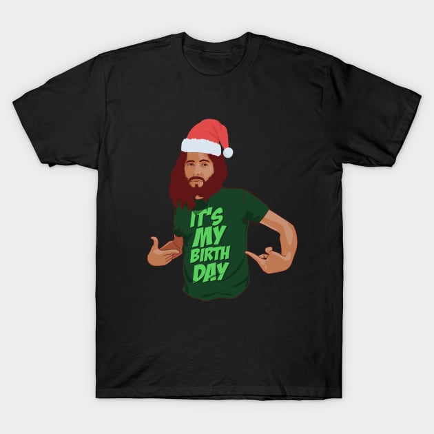 Funny Jesus Christmas Birthday Boy Xmas T-Shirt by Marham19